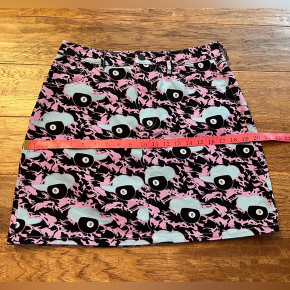 Hayley Elsaesser x Simons 8-Ball Cowboy Print Mini Skirt, Medium - Picture 10 of 10